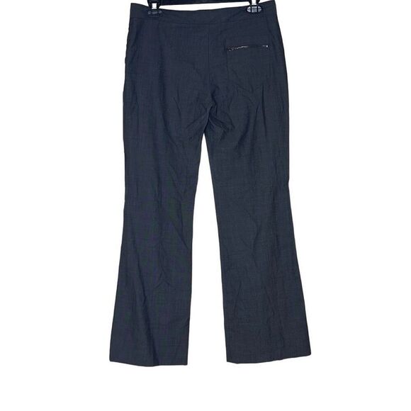 Stella McCartney 40 US 4 100% Wool Dress Pants Gray Zipper Pockets Wide Leg - Picture 2 of 12